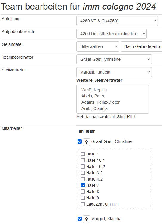 VT-Team – Standorte